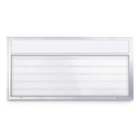 United Visual Products Single Door Radius Corkboard, 18"X24", B UV8000-BLACK-DBURGU